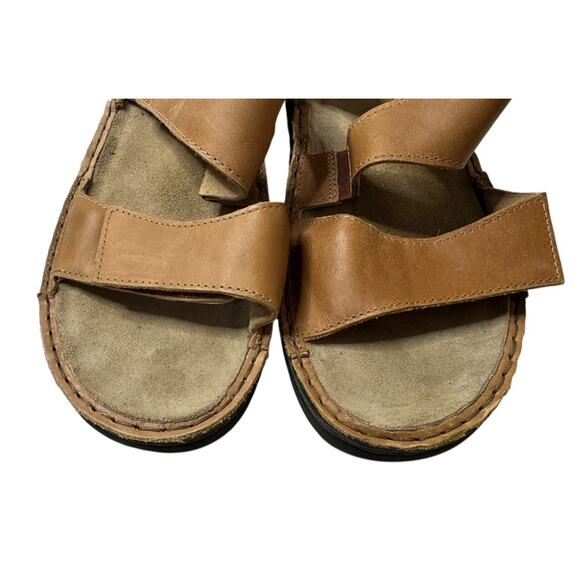 NAOT Enid Leather Sandals Adjustable Padded Straps Comfort Footbed Shoes Size 41 - Picture 7 of 10